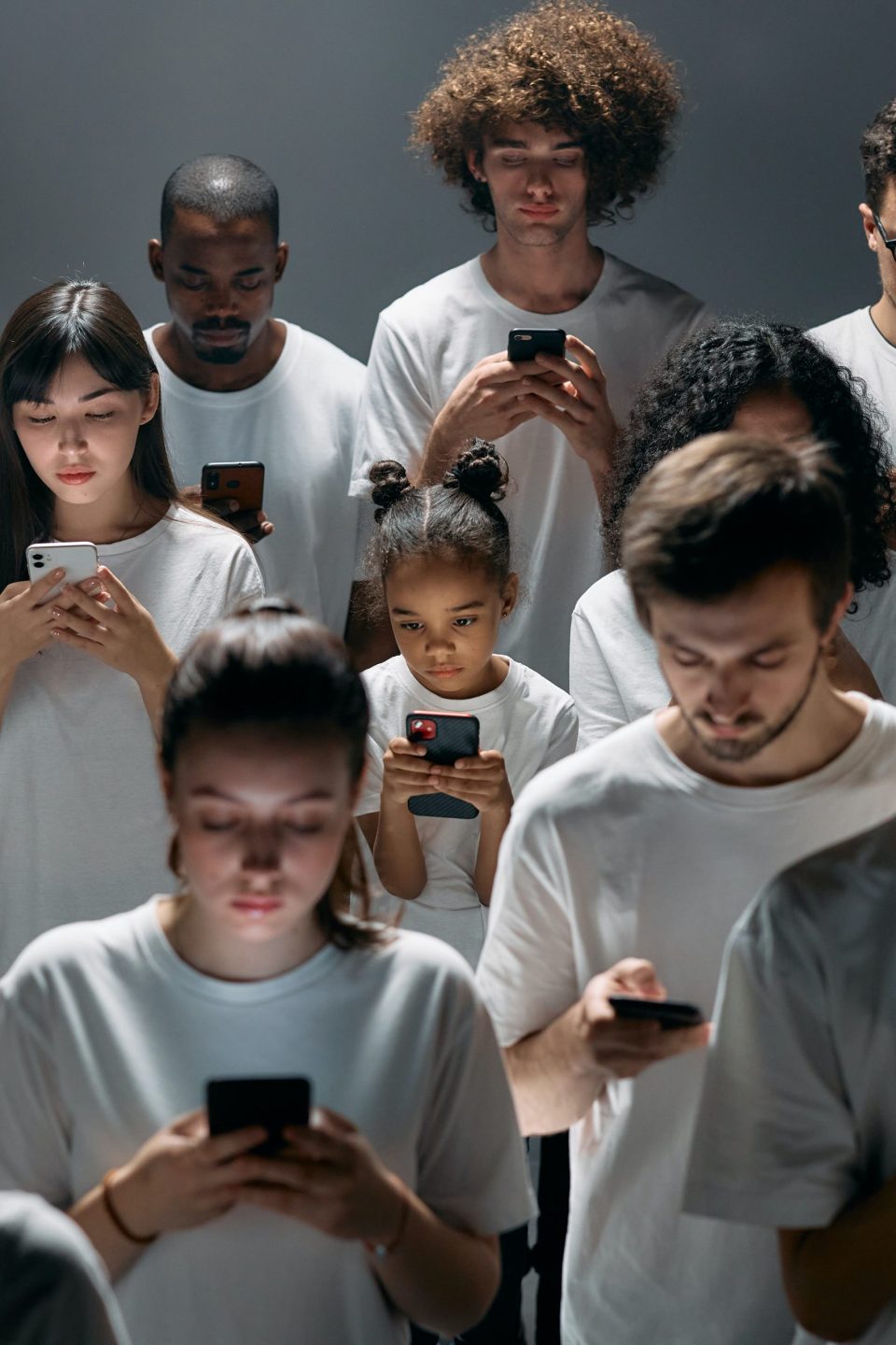 Image of people using mobile